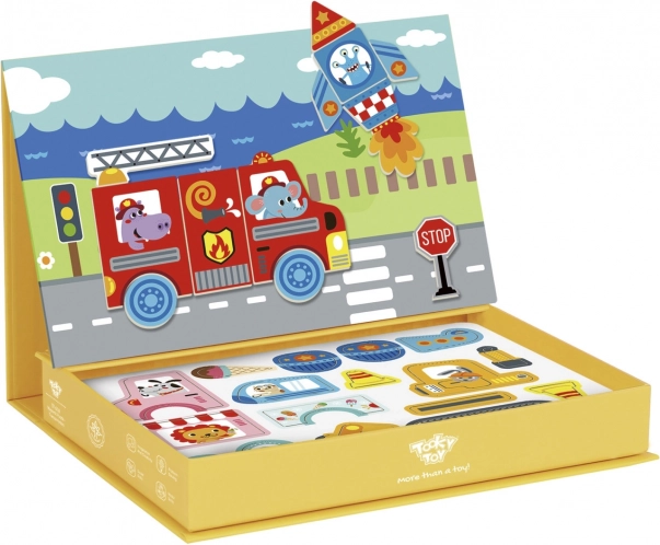 Tooky Toy Magnetische Montessori Kast met 80 Stukken