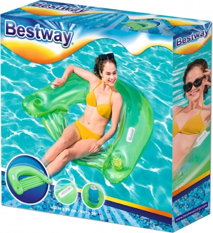 Opblaasbare waterstoel BESTWAY, groen – Rood
