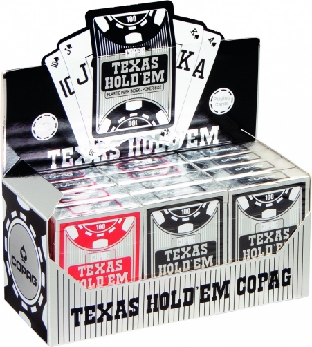 Texas pokerkaarten, rood