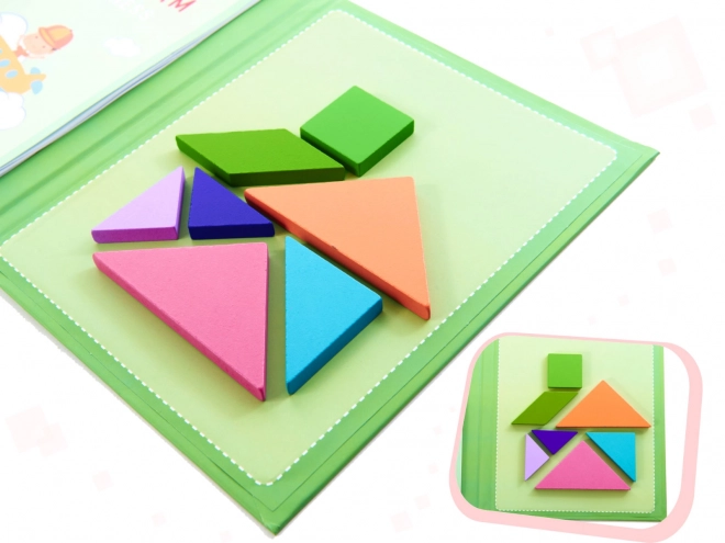 Magnetische puzzel 3D blokken tangram