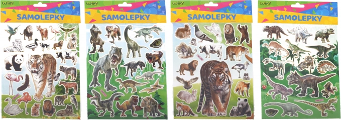 Dierensstickers – mix varianten