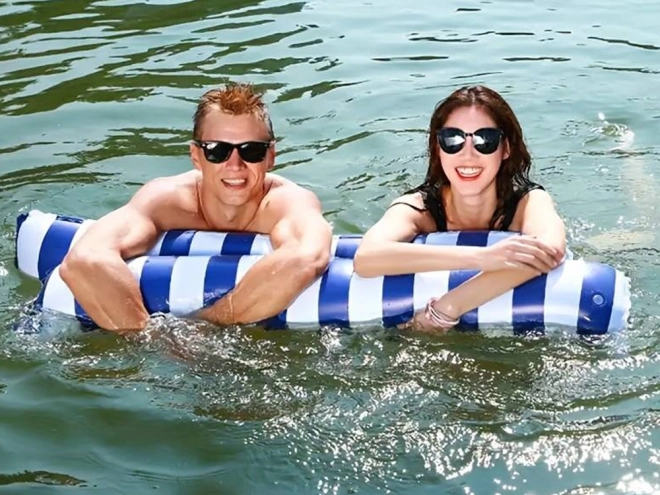 Opblaasbare water hangmat voor zwembad en strand