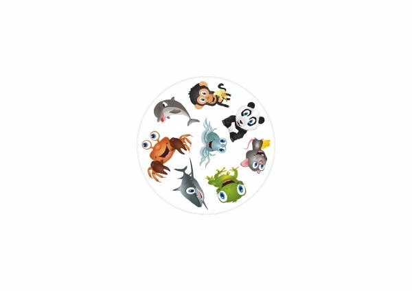 Kubíkovy Spelletjes met Dieren 3-in-1 in een Blikken Doosje