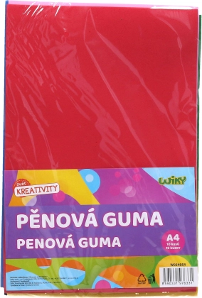 Schuimrubber A4 20x30 cm, set van 10 vellen