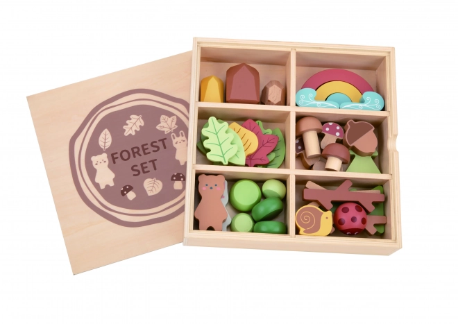 Bosset met houten blokken Tooky Toy
