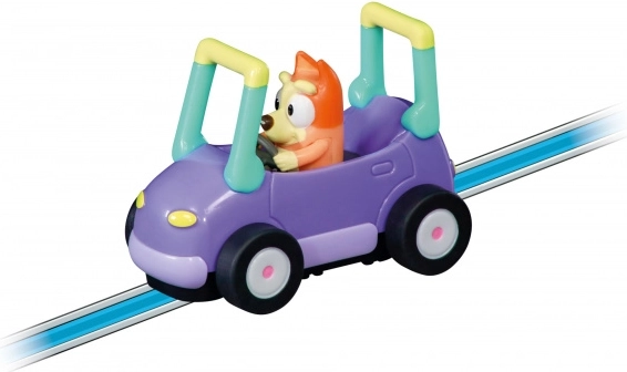 Autootjes BLUEY en BINGO met zekere wegligging