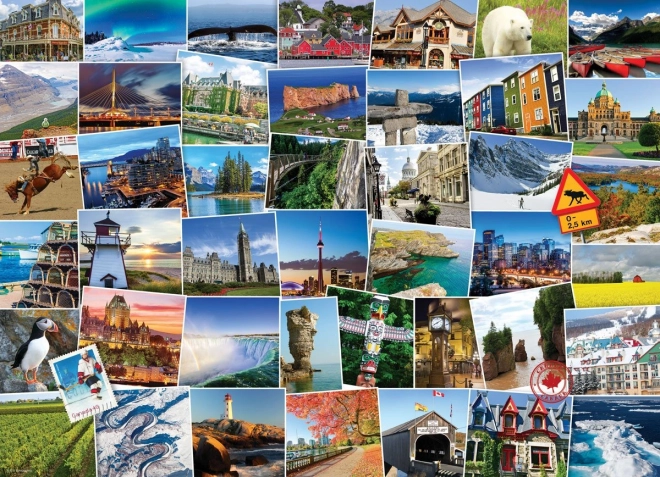 Puzzel EUROGRAPHICS Globetrotter Canada 1000 stukjes