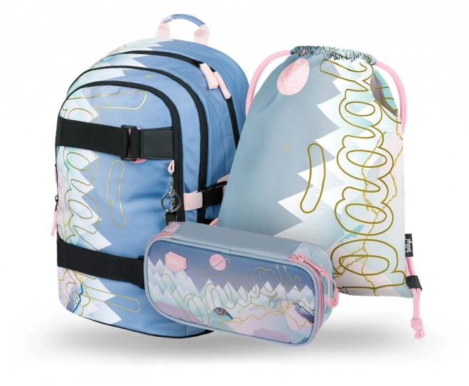 Set schoolbenodigdheden BAAGL Skate Moon