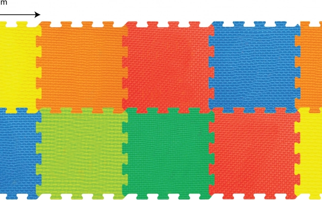 Zachte schuimpuzzel voor de vloer 10 stuks