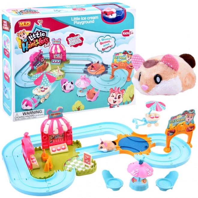 Interactieve hamsterspeelbaan - accessoire voor ijssalon ZA3989