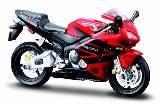 Metalen model motorfiets Honda CBR 600RR met standaard 1/18
