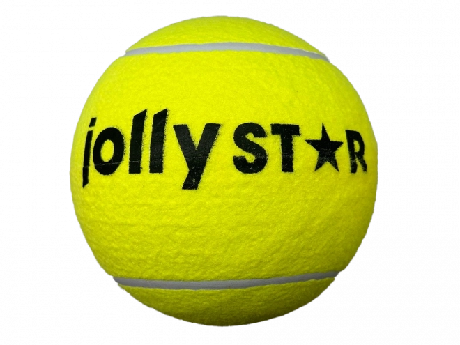 Tennisbal XXL JollyStar 23 cm geel