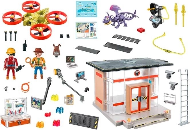 Figuren, draak en veel accessoires