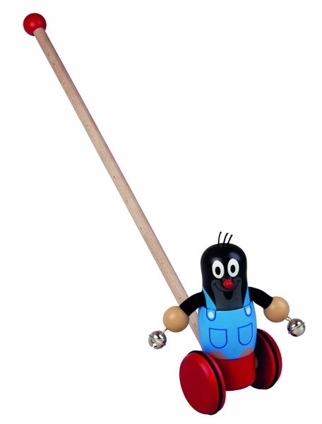 Duwstok met Molletje en belletjes - 55 cm