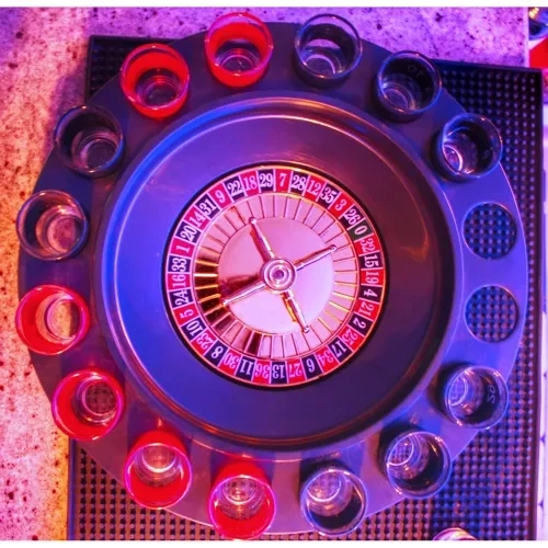 Party roulette + glaasjes