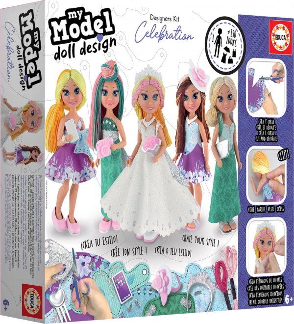 EDUCA Creatieve set Mijn Model Popontwerp: Feest