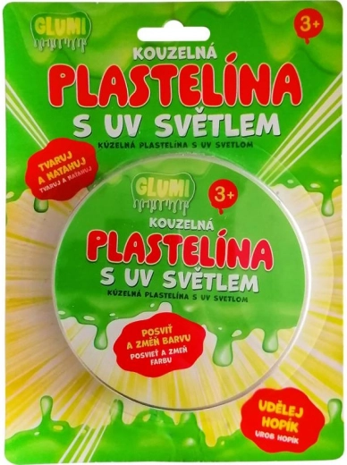 GLUMI magische klei met UV-licht