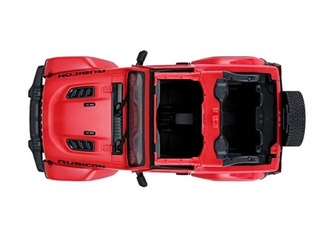 Auto R/C Jeep Wrangler Rubicon 1:14 Rastar – Rood