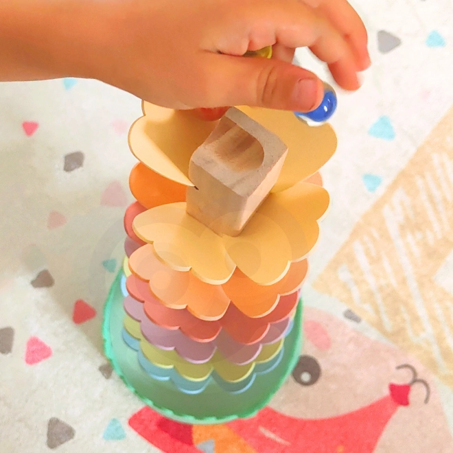 Houten spiraaltoren Tooky Toy voor kinderen