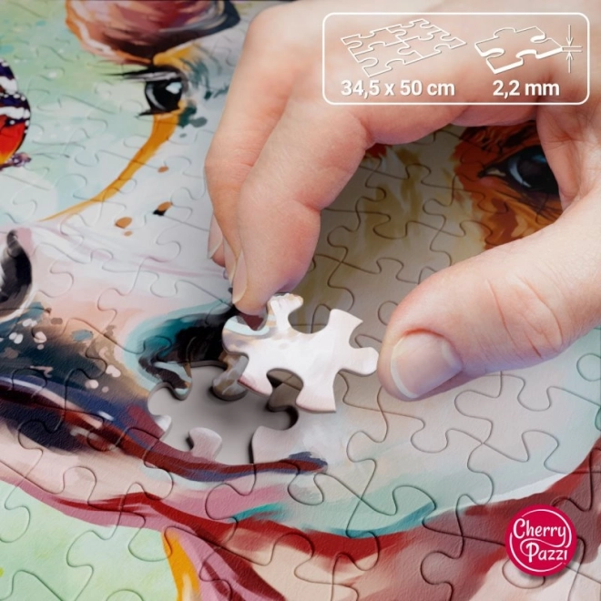 Puzzel CHERRY PAZZI Wow, koe! 500 stukjes