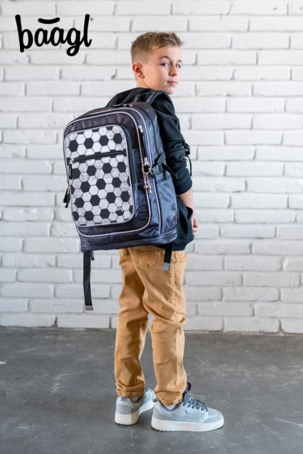Schoolset rugzak, etui en zak Cubic Goal