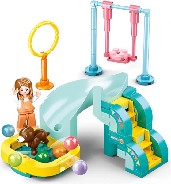 Sluban Girls Dream honden-speeltuin bouwset