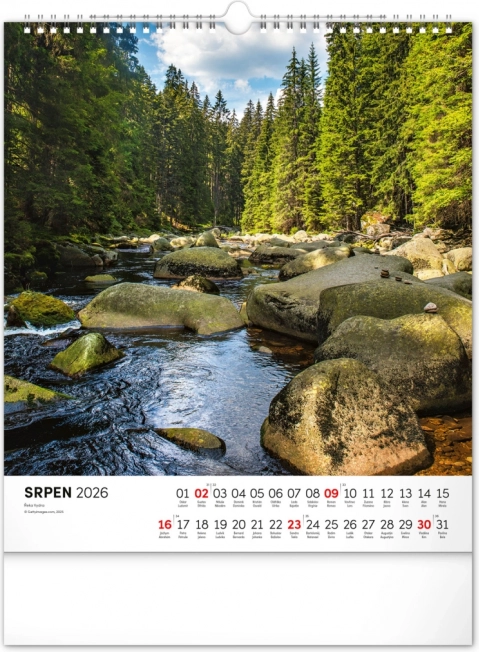 Muurkalender Šumava 2026