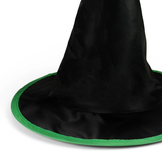Kinderhoed zwart-groen heks/Halloween
