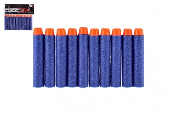 Vervangende schuimpatronen voor Nerf pistool - 10 stuks