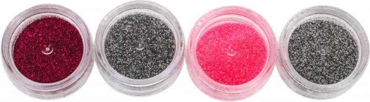 Glitters in verschillende kleuren
