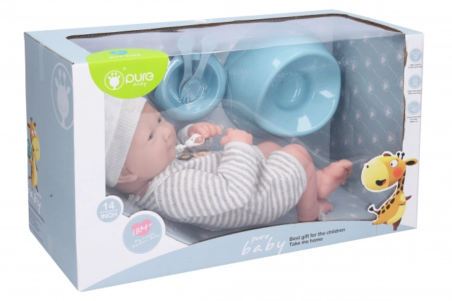 Baby met potje 35cm
