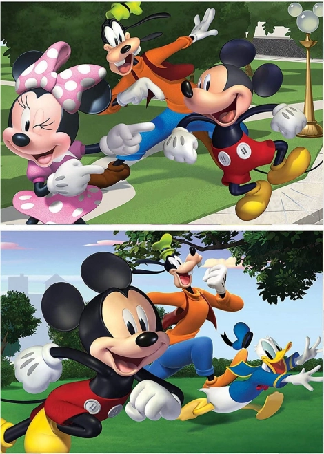 Puzzel Mickey en vrienden 2x48 stukken