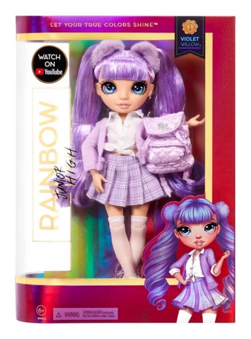 Rainbow High Junior Fashion pop - Violet Willow