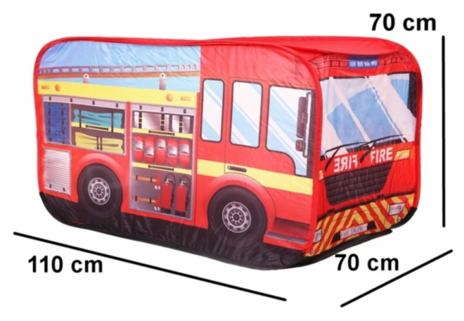 PIXINO Kinder speel tent Brandweerauto