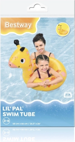 Opblaasbare zwemband giraffe 68 × 66 cm BESTWAY – Kikker