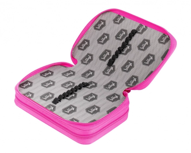 BAAGL School etui tweelaags Logo roze