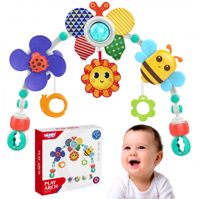 Woopie speelgoedboog voor bedjes en kinderwagens