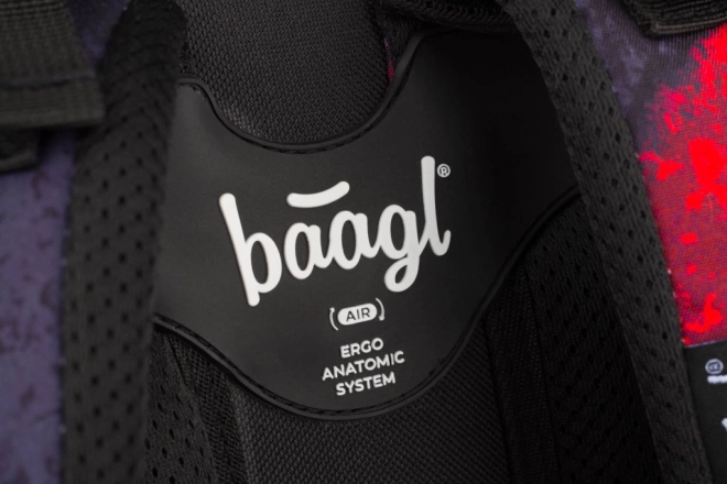 BAAGL SET 3 Core Lava: rugzak, etui, zakje