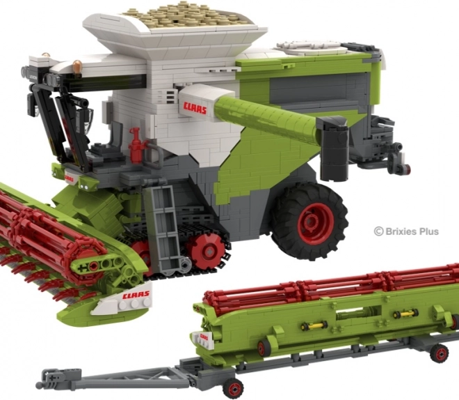 Bouwpakket Brixies Plus Claas Lexion 8900 Terra Trac met aanhanger