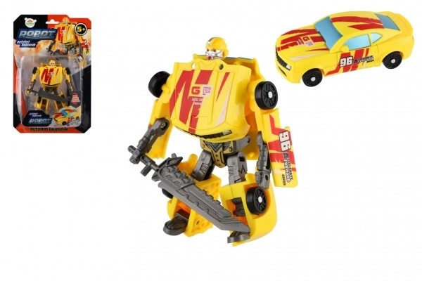 Transformer gele autootje robot