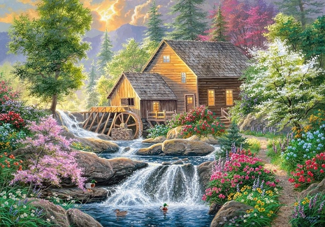 Puzzle CHERRY PAZZI Molen in de zomer – 2000 stukjes