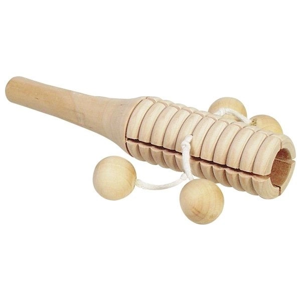 Blockdrum - akoestische blok met vier balletjes
