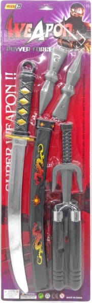 Plejo ninja set voor kleine krijgers