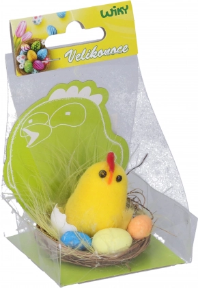 Decoratief kuikentje in een nest