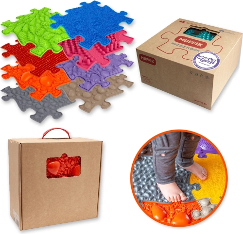 Woopie sensorische orthopedische puzzelmat 8 delen