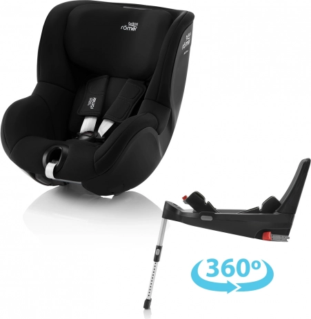 Veilige autostoel Dualfix met Flexi-basis - Space Black