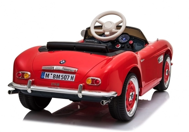 Accu auto BMW Retro rood