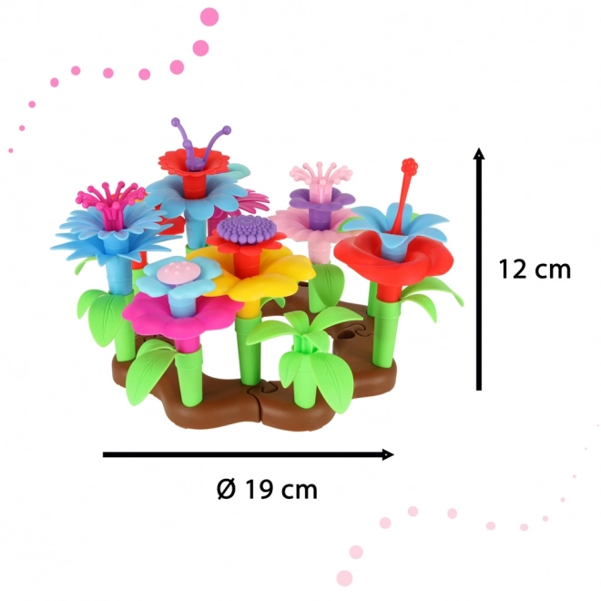 Creatieve bloem bouwset tuin
