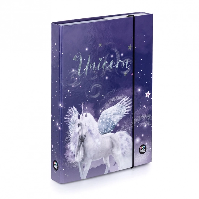 Doos voor schriftjes A5 Unicorn Pegas