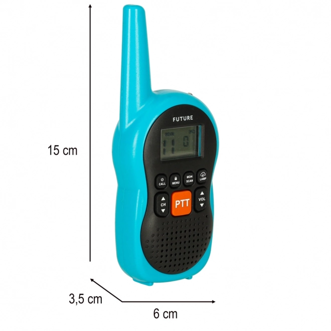 Korte afstand Walkie-Talkies voor Kinderen met Bereik van 3 km, Set van 2 stuks